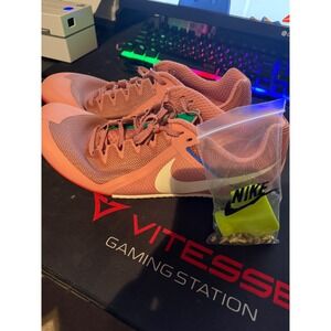 Nike Zoom Rival Multi Track Field Spikes Pink Orange  Mens 11 Womens 12.5